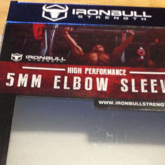 Body Building, IronBull 5MM Elbow Sleeves, High Performance Neoprene Size XS - Picture 4 of 6